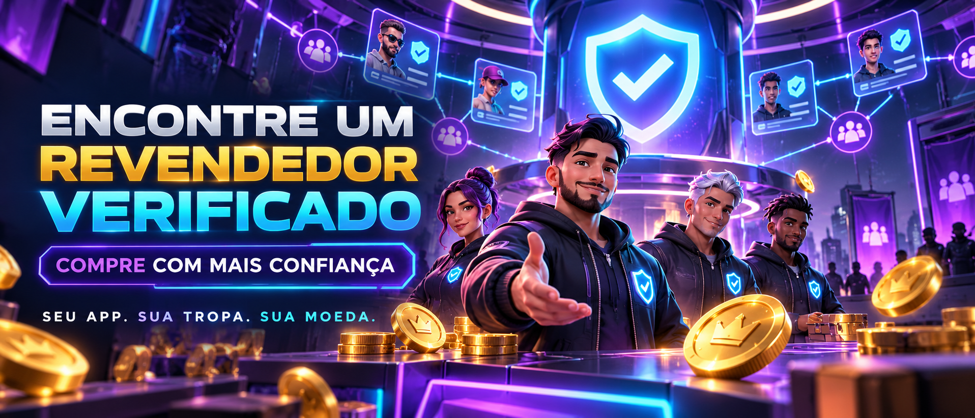 Encontre um revendedor verificado e compre com mais confiança