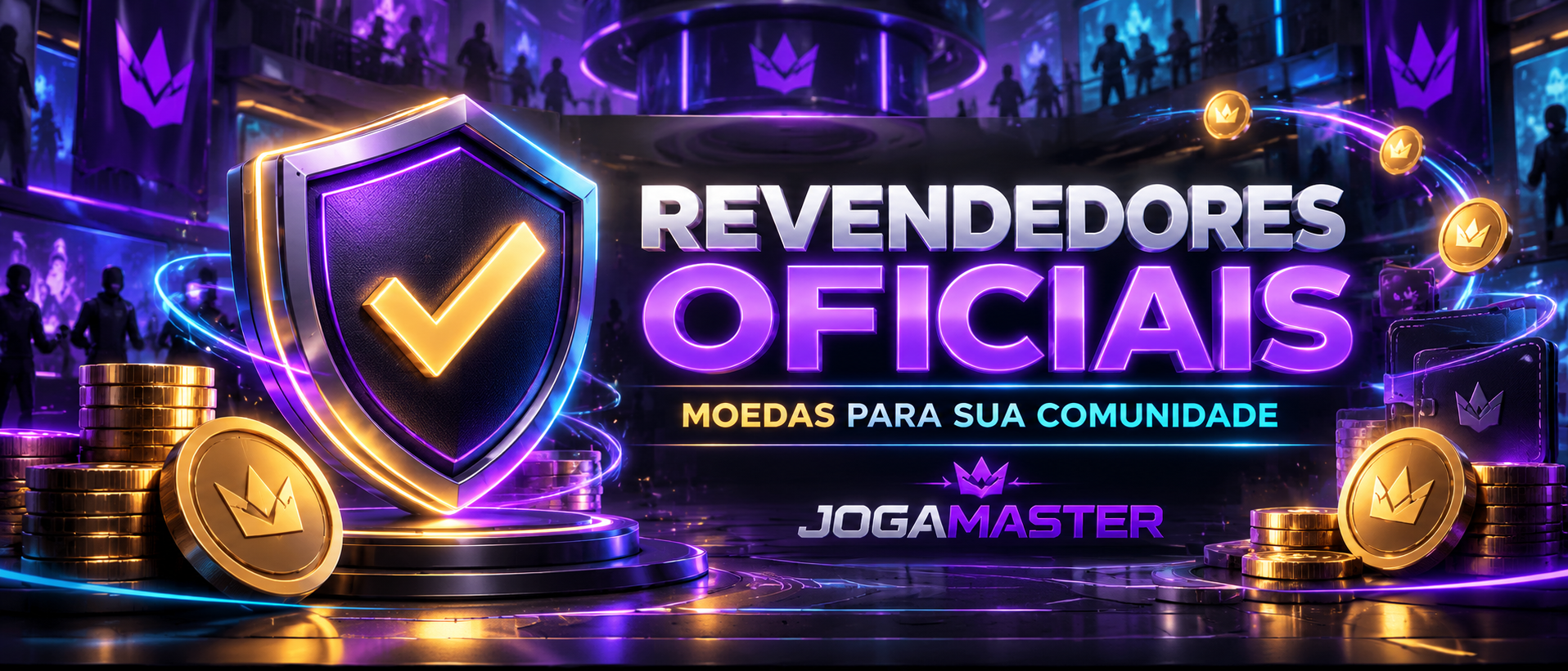 Revendedores oficiais de moedas para sua comunidade