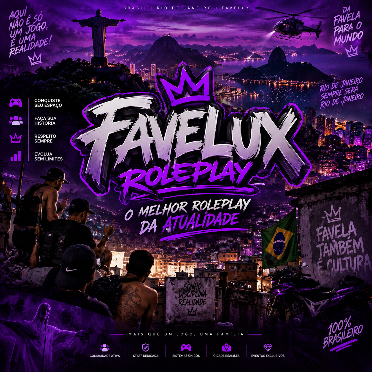 Favelux Roleplay — patrocinador oficial JogaMaster